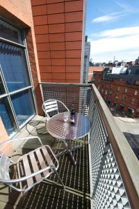 A balcony or terrace at Stay Deansgate Apartments for 14 nights plus 