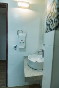 Koupelna v ubytování Hotel Alcazar - Guadalajara Centro Historico + 37 fotografií