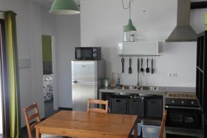 Kuchnia lub aneks kuchenny w obiekcie Casitas El Paraje de Berchules