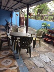 Αίθριο ή υπαίθριος χώρος στο Evergreen guest house