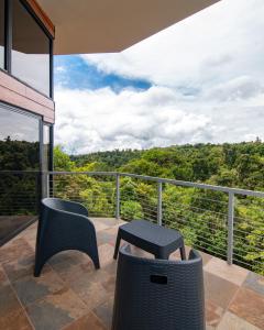 Balkón nebo terasa v ubytování Casa de montaña Arisa