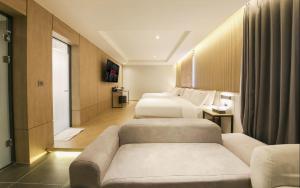 The Van Hotel的休息区