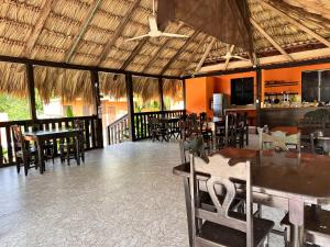 Restaurace v ubytování Bacalar Sunshine