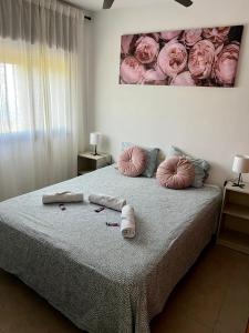 Postel nebo postele na pokoji v ubytování Casa La Asomada El Hierro