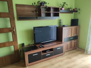 Televisor o centre d'entreteniment de Apartament Stróżowska