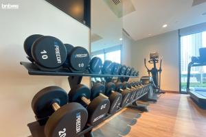 Fitness centrum a/nebo fitness zařízení v ubytování bnbmehomes - Act One Act Two