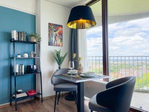 Balkón nebo terasa v ubytování E&K living - SKY-TV - 23 OG - Stadtblick - Kongress