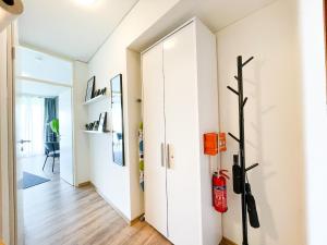 Kuchyň nebo kuchyňský kout v ubytování E&K living - SKY-TV - 23 OG - Stadtblick - Kongress + 14 fotografií