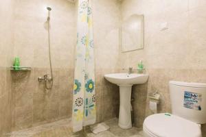 Koupelna v ubytování Arpi-Ureni Guesthouse