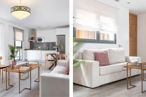 Ein Sitzbereich in der Unterkunft Suites Maestranza - Herrería by Magno Apartments