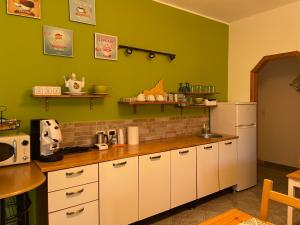 Kuchyňa alebo kuchynka v ubytovaní A Casa di Giù B&B