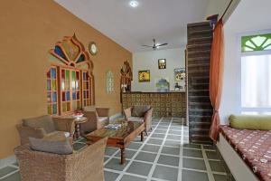 Istumisnurk majutusasutuses Pushkar Fort - Luxury Heritage Resort