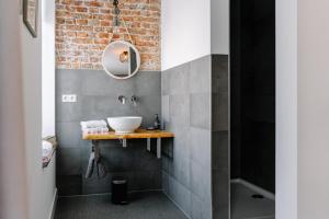 Koupelna v ubytování B&B Brasserie Villare