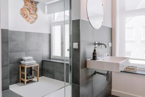 Koupelna v ubytování B&B Brasserie Villare