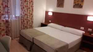 Łóżko lub łóżka w pokoju w obiekcie Hotel Torres Touriño