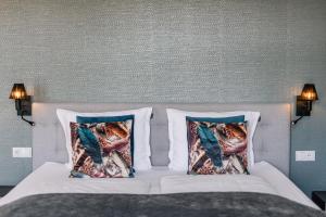 Postel nebo postele na pokoji v ubytování B&B Brasserie Villare