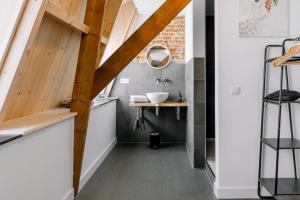 Koupelna v ubytování B&B Brasserie Villare