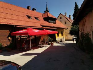 Budova, kde se bed and breakfast nachází