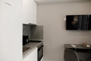 Køkken eller tekøkken på M10 Central Apartments Alexandroupolis