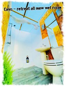 CAYORETREAT LUXURY BELL TENT的一间浴室