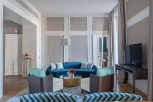 พื้นที่นั่งเล่นของ Palazzo Signoria luxury Apartments 8 - Ercole