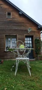 Zahrada ubytování Honfleur à deux