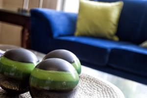 Uma área de estar em Hotel Milan Panama