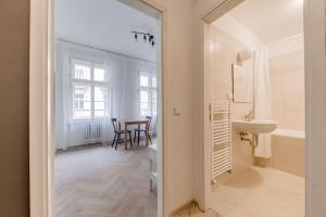 Kúpeľňa v ubytovaní Vita Nejedleho apartments