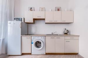 Kuchyňa alebo kuchynka v ubytovaní Vita Nejedleho apartments