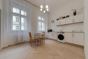 Kuchyňa alebo kuchynka v ubytovaní Vita Nejedleho apartments