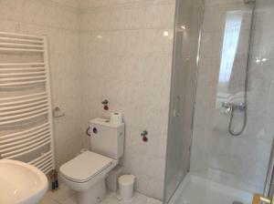 Kúpeľňa v ubytovaní Anna apartman