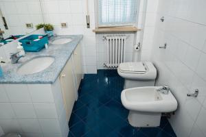 Koupelna v ubytování B&B Pisaland