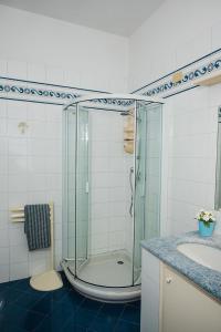 Koupelna v ubytování B&B Pisaland