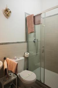 Koupelna v ubytování B&B Pisaland