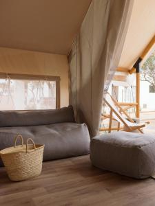 Posezení v ubytování wecamp Cadaqués