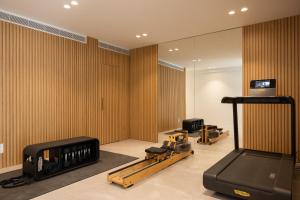 Fitness centrum a/nebo fitness zařízení v ubytování NŌSTOS Serifos
