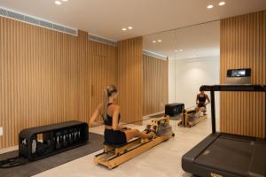 Fitness centrum a/nebo fitness zařízení v ubytování NŌSTOS Serifos