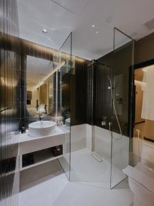 Koupelna v ubytování The Concept Hotel HCMC- District 1