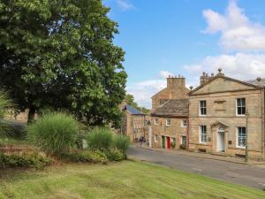 an empty street in a village with old buildings at 5 Castle Hill in Lancaster