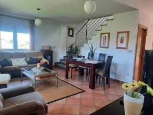 Posezení v ubytování Casa da Xesteira-Merexo-Muxía-Costa da Morte