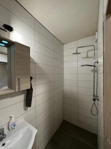 Koupelna v ubytování Beregi Apartman