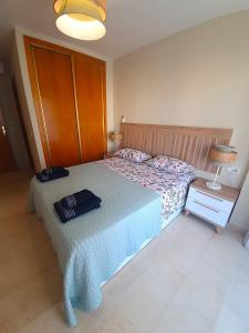 Postel nebo postele na pokoji v ubytování Apartamento Veramar