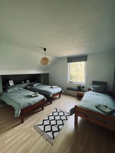 Säng eller sängar i ett rum på Villa de charme chez Malika & Max