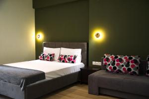 Cama o camas de una habitación en Prasino Horio