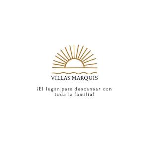 a logo for a villas marriott resort with a sunset at VILLAS MARQUIS in Ciudad Valles