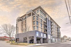 Bygningen som feriehuset ligger i