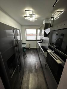 Dapur atau dapur kecil di 3 Zimmer Apartment Deluxe