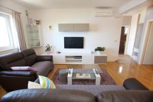 TV a/nebo společenská místnost v ubytování Cvita apartments