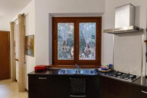 A kitchen or kitchenette at Casa Lilla 1 e 2