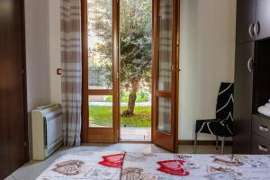 A seating area at Casa Lilla 1 e 2